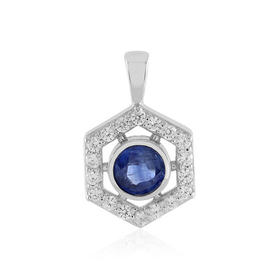Ciondolo in argento con Cianite del Nepal