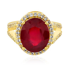 Anello in argento con Rubino del Madagascar