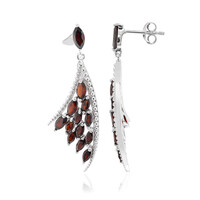 Orecchini in argento con Granato