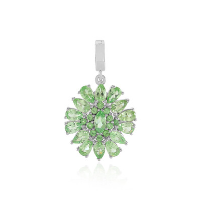 Ciondolo in argento con Tsavorite