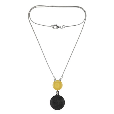 Collana in argento con Quercia Nera (dagen)