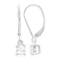 Orecchini in argento con Goshenite