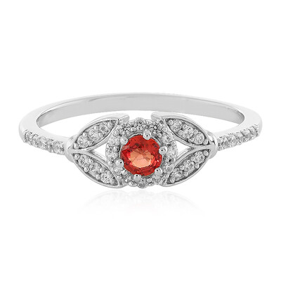 Anello in argento con Rubino Tramonto
