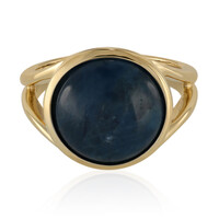 Anello in argento con Apatite Blu