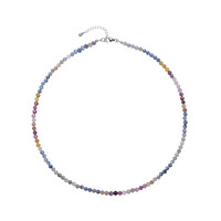 Collana in argento con Rubino Tanzania