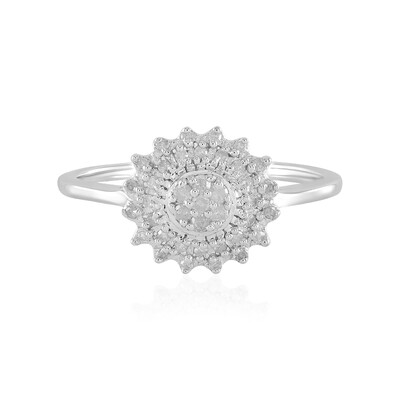 Anello in argento con Diamante I2 (I)