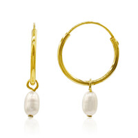 Orecchini in argento con Perla di Acqua Dolce