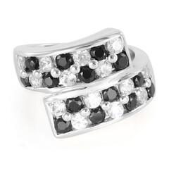 Anello in argento con Spinello Nero