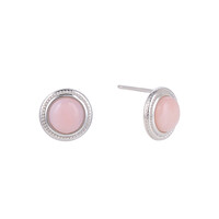 Orecchini in argento con Opale Pelle d'Angelo