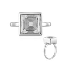 Anello in argento con Quarzo Bianco