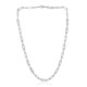 Collana in argento con Topazio Bianco