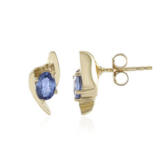 Orecchini in oro con Zaffiro Ceylon Blu