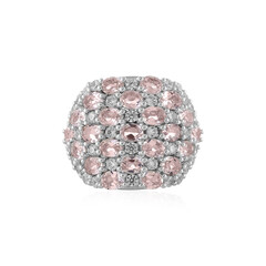 Anello in argento con Morganite del Madagascar