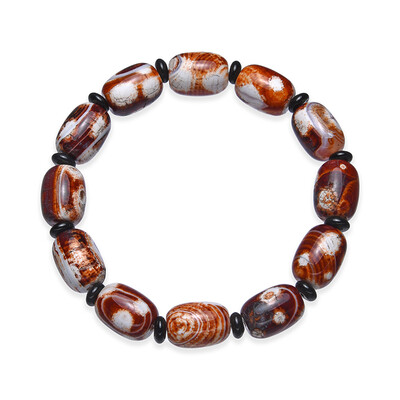 Bracciale con Agata rossa Gu Jiao