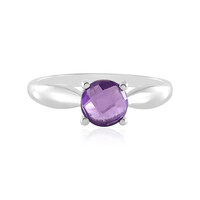 Anello in argento con Ametista Zambiana