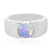 Anello in argento con Opale di Welo