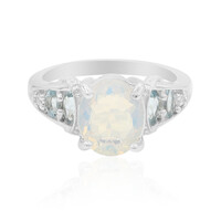 Anello in argento con Opale di Welo
