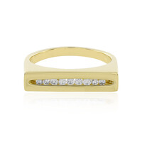 Anello in oro con Diamante SI2 (H) (de Melo)