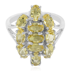 Anello in argento con Eliodoro