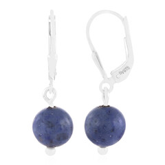 Orecchini in argento con Dumortierite