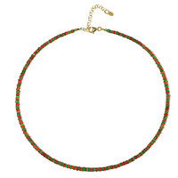 Collana in argento con Opale Verde dell'Etiopia