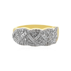 Anello in argento con Diamante I4 (J)