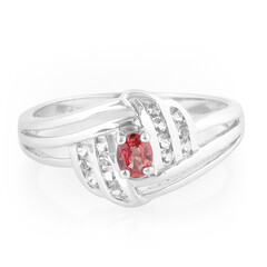 Anello in argento con Rubino Tramonto