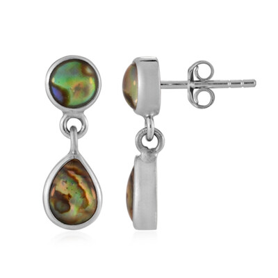 Orecchini in argento con Conchiglia Abalone