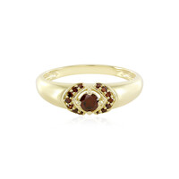 Anello in oro con Diamante Rosso PK