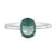 Anello in argento con Fluorite Verde