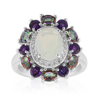 Anello in argento con Opale di Welo