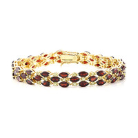 Bracciale in argento con Granato