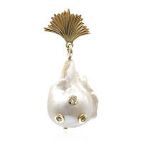 Ciondolo in argento con Perla di Acqua Dolce (TPC)