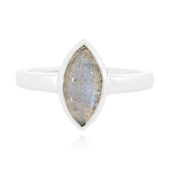Anello in argento con Labradorite