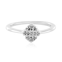 Anello in argento con Diamante I2 (I)