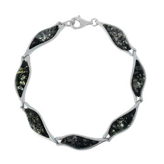 Bracciale in argento con Ambra Baltica
