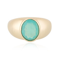 Anello in oro con Opale Paraiba (AMAYANI)