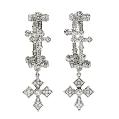 Orecchini in argento con Zircone (Dallas Prince Designs)