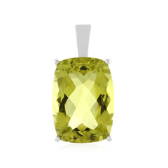Ciondolo in argento con Quarzo Limone
