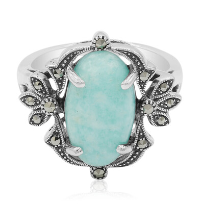 Anello in argento con Amazzonite