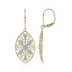 Orecchini in argento con Diamante I3 (I)