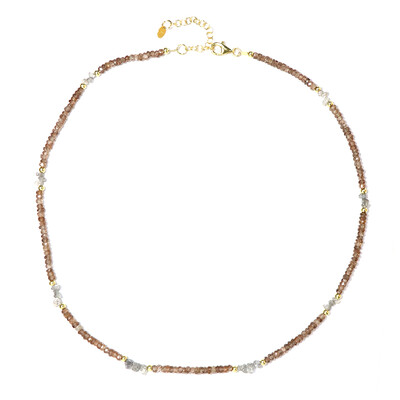 Collana in argento con Diamante Argentato