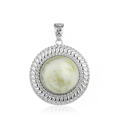 Ciondolo in argento con Serpentino