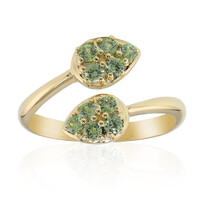 Anello in oro con Demantoide del Madagascar (John Ferry)
