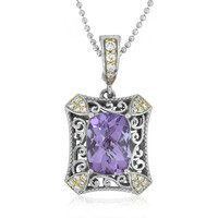 Collana in argento con Ametista Rose de France (Dallas Prince Designs)