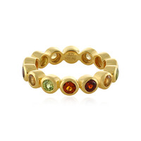 Anello in argento con Granato d’India