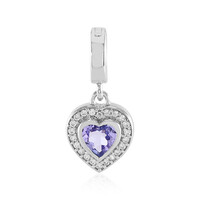 Ciondolo in argento con Tanzanite (non riscaldata)