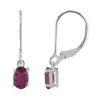 Orecchini in argento con Granato Malaya