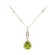 Collana in oro con Peridoto Dashihe  (CIRARI)