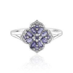 Anello in argento con Iolite